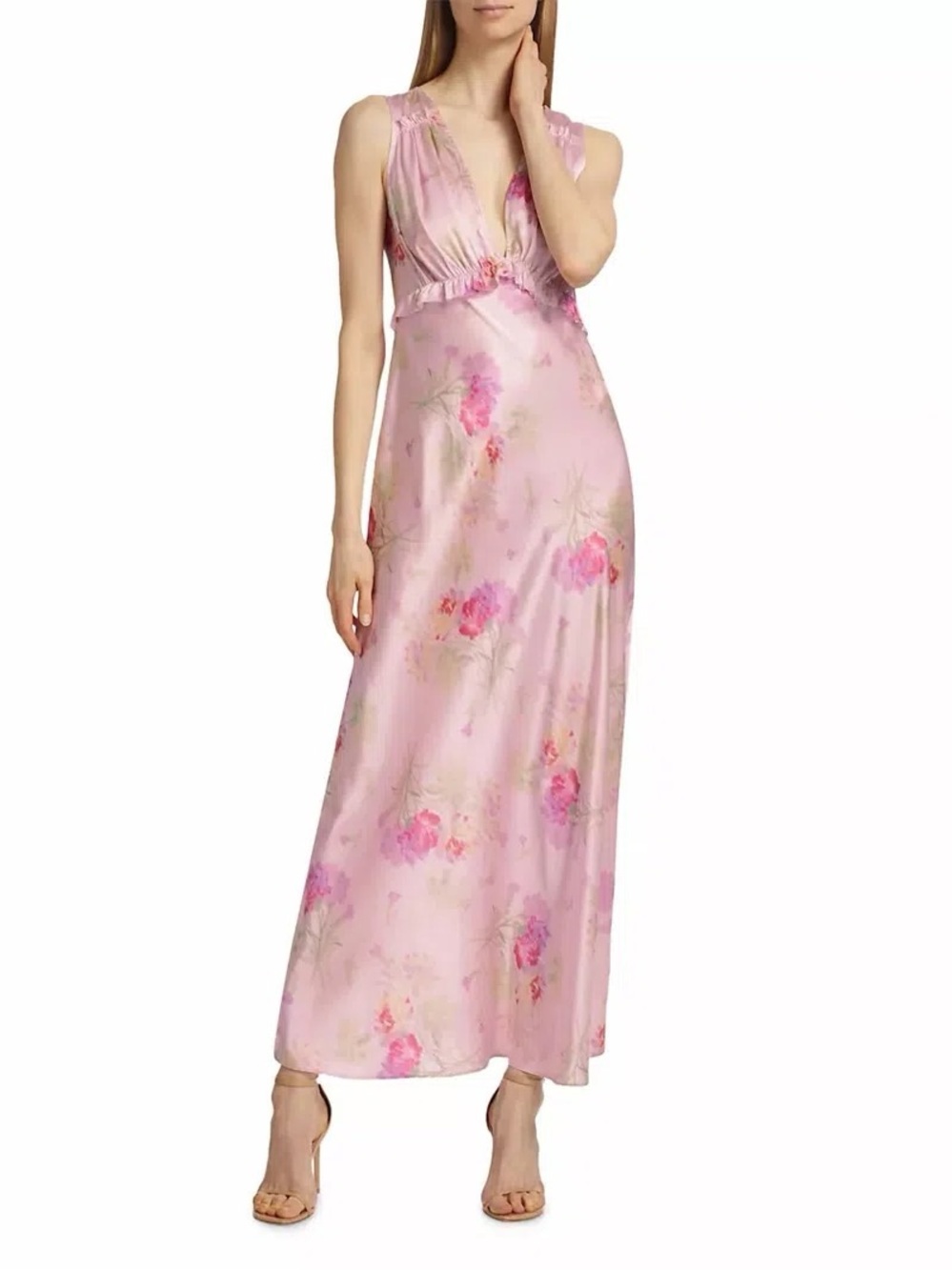 LoveShackFancy Suniva Silk Dress